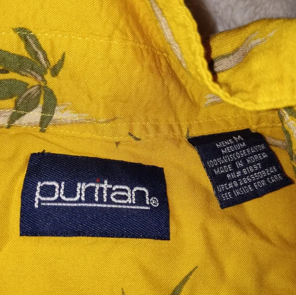 Yellow button down - Picture 2 of 3